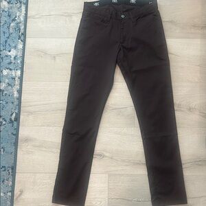 Joseph Abboud Men's Dark Brown Slim Jeans